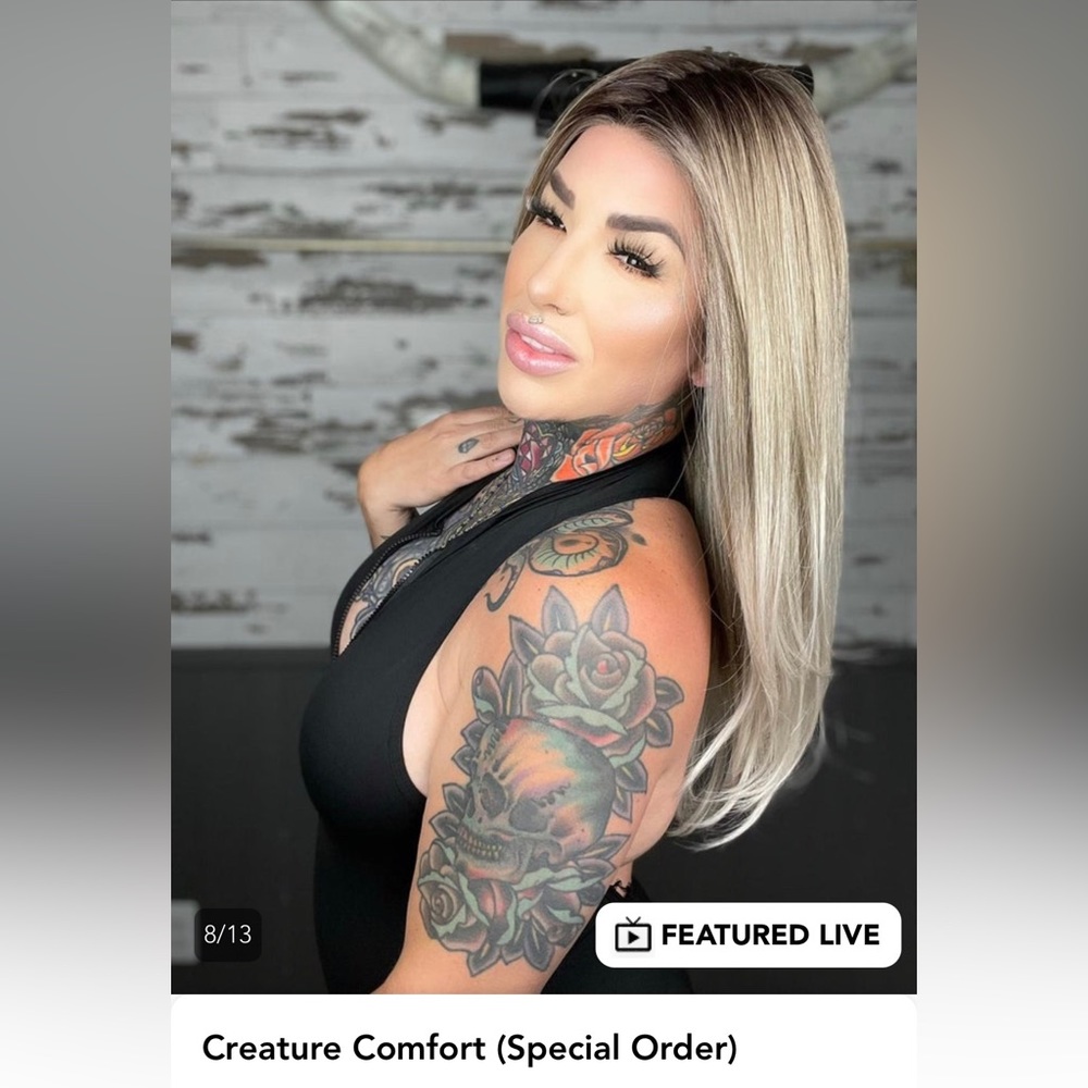 Rebel Gypsy monofilament wig